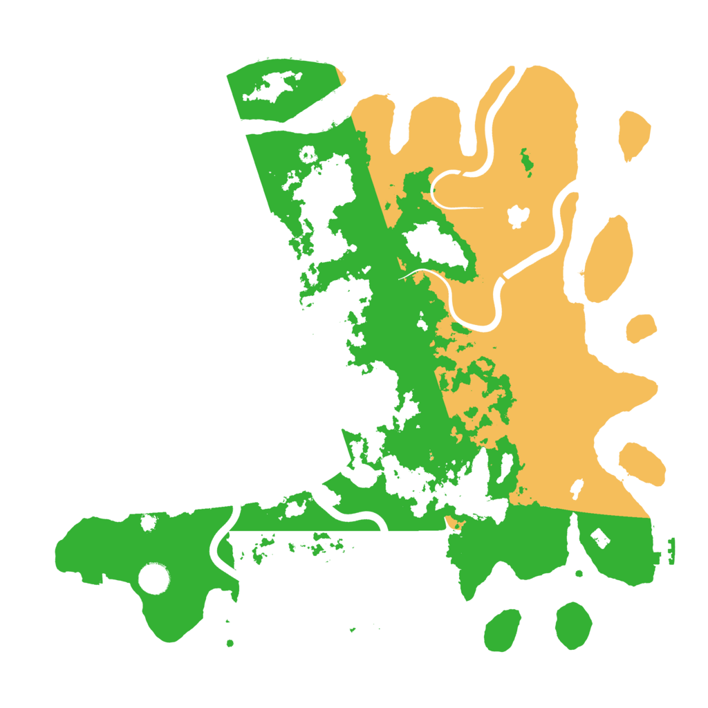 Biome Rust Map: Procedural Map, Size: 4000, Seed: 5644