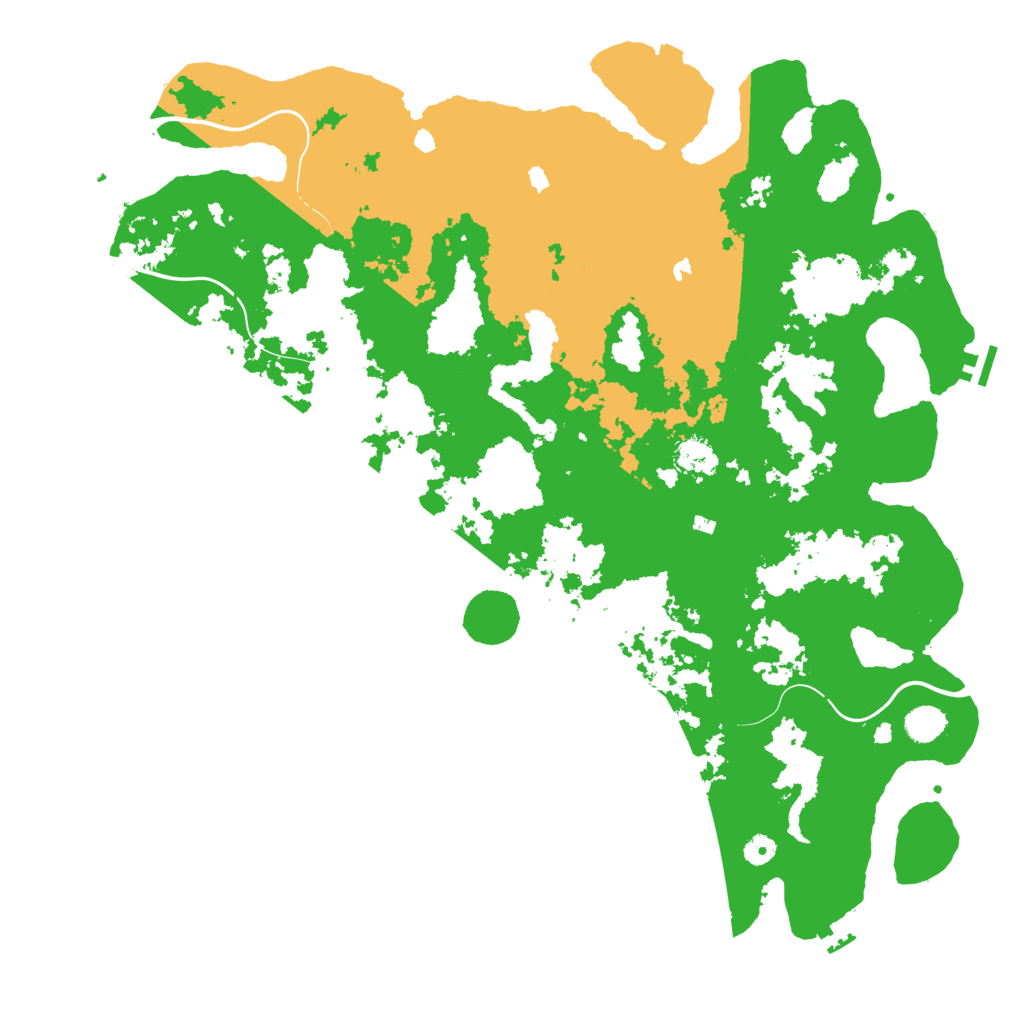Biome Rust Map: Procedural Map, Size: 5000, Seed: 1314520