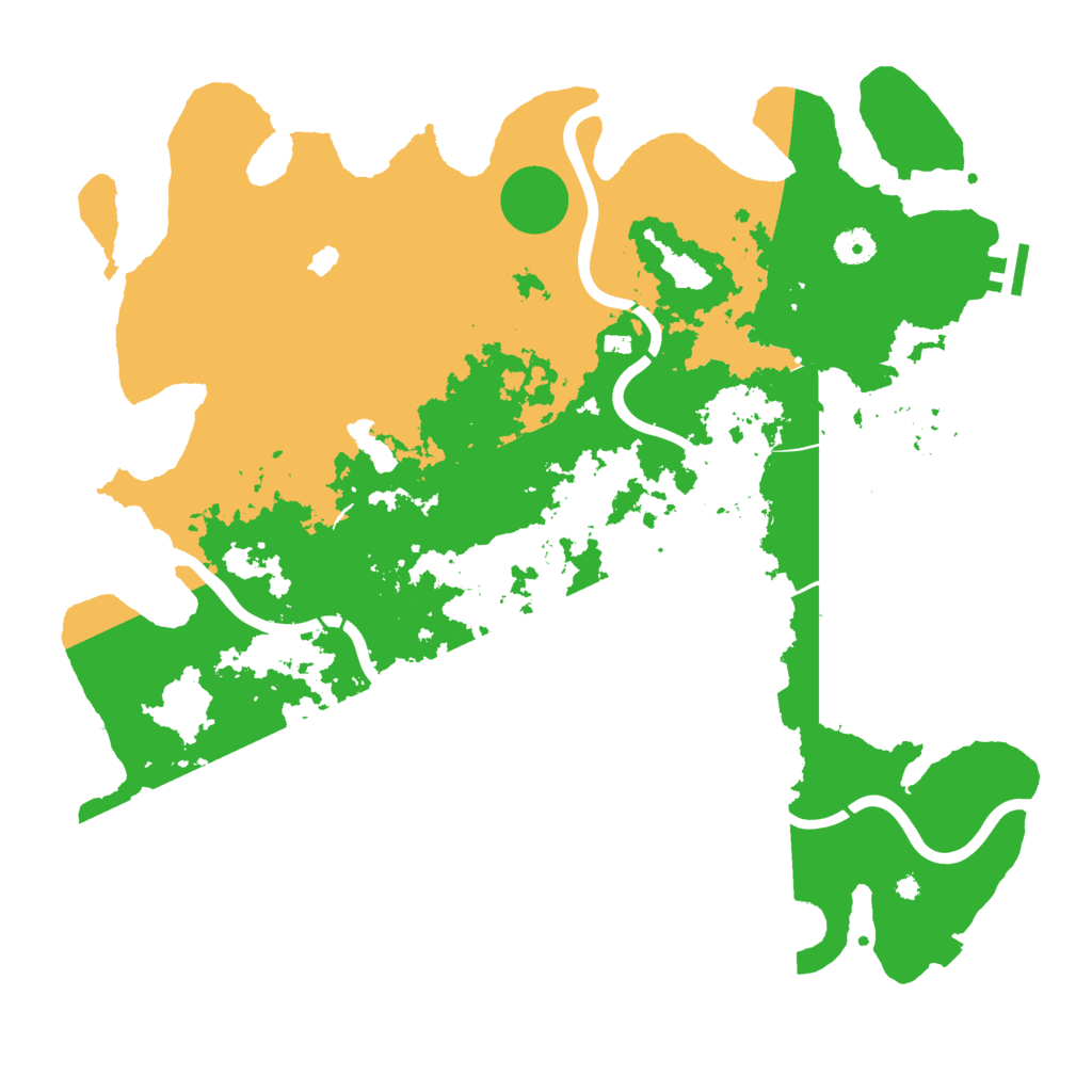 Biome Rust Map: Procedural Map, Size: 4250, Seed: 99409903