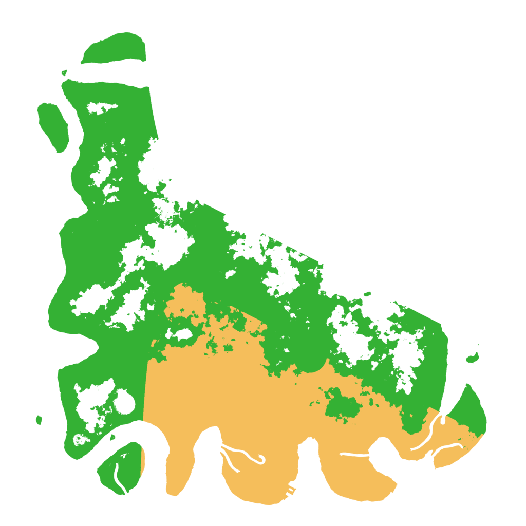 Biome Rust Map: Procedural Map, Size: 4500, Seed: 1823927161