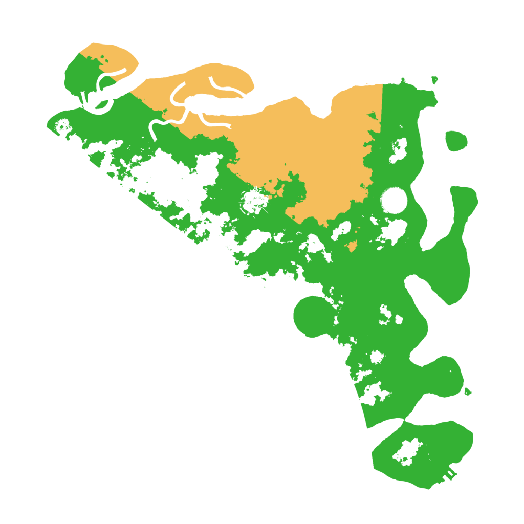 Biome Rust Map: Procedural Map, Size: 3500, Seed: 30420547