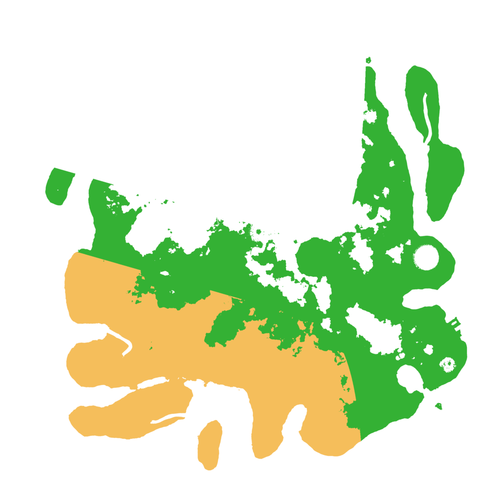 Biome Rust Map: Procedural Map, Size: 3500, Seed: 43334823