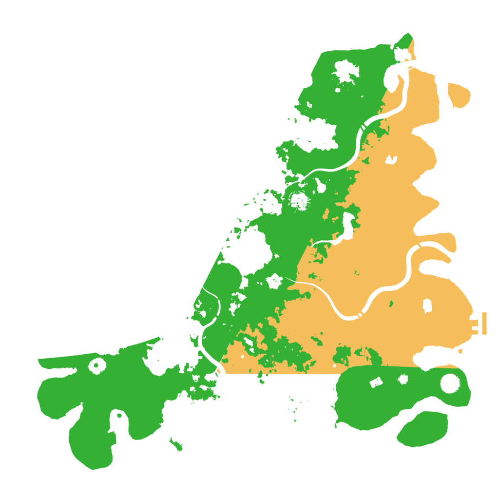 Biome Rust Map: Procedural Map, Size: 4500, Seed: 15121968