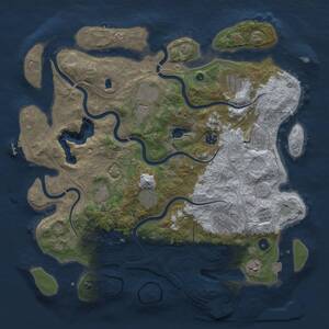 Thumbnail Rust Map: Procedural Map, Size: 4250, Seed: 1353310425, 15 Monuments