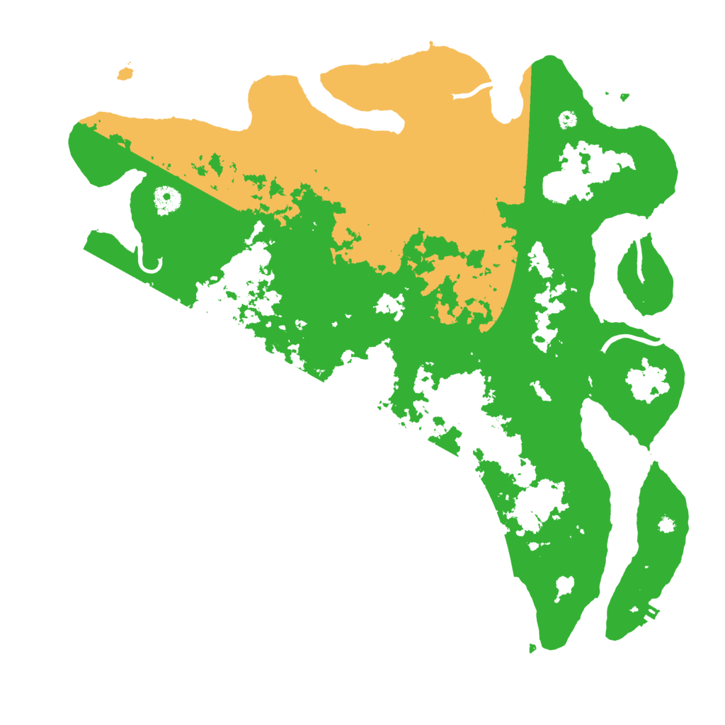 Biome Rust Map: Procedural Map, Size: 4100, Seed: 53770520