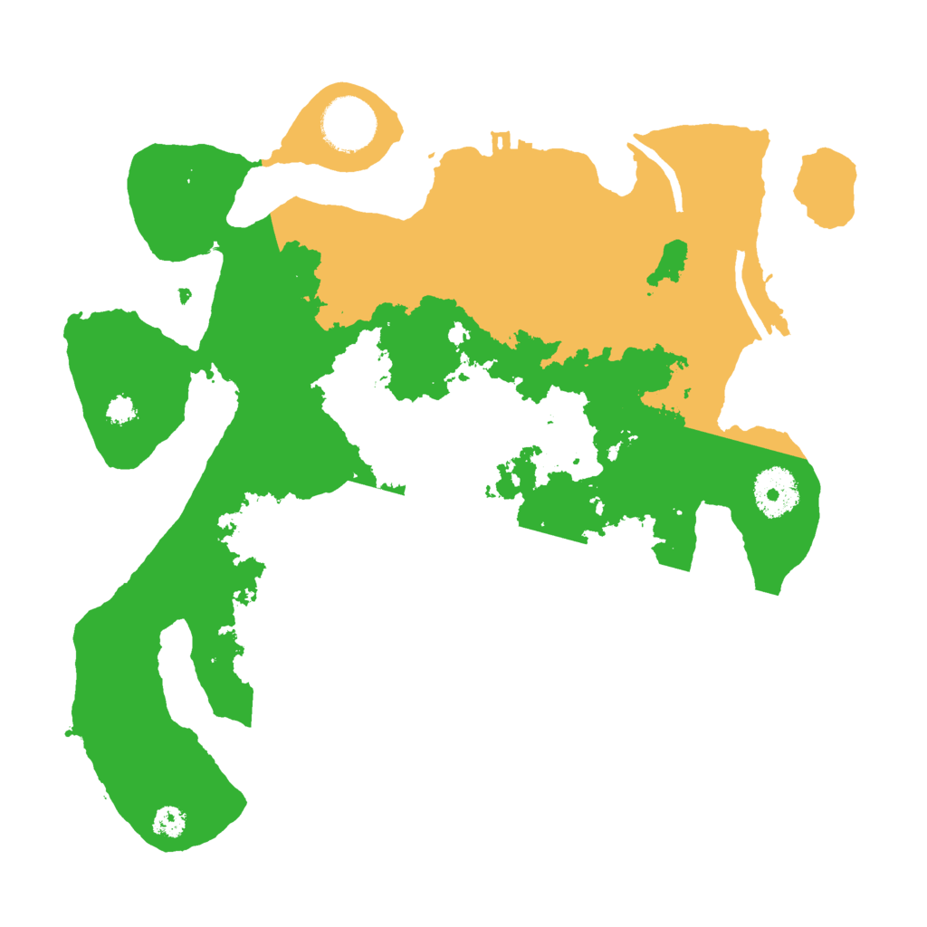 Biome Rust Map: Procedural Map, Size: 3000, Seed: 6974105