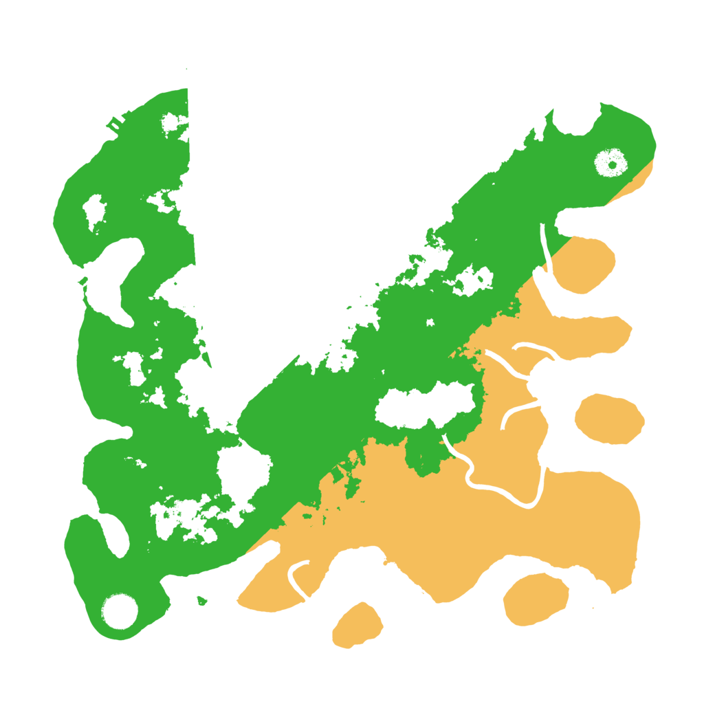 Biome Rust Map: Procedural Map, Size: 3500, Seed: 9324725