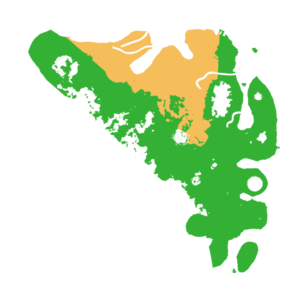 Biome Rust Map: Procedural Map, Size: 3500, Seed: 990451881