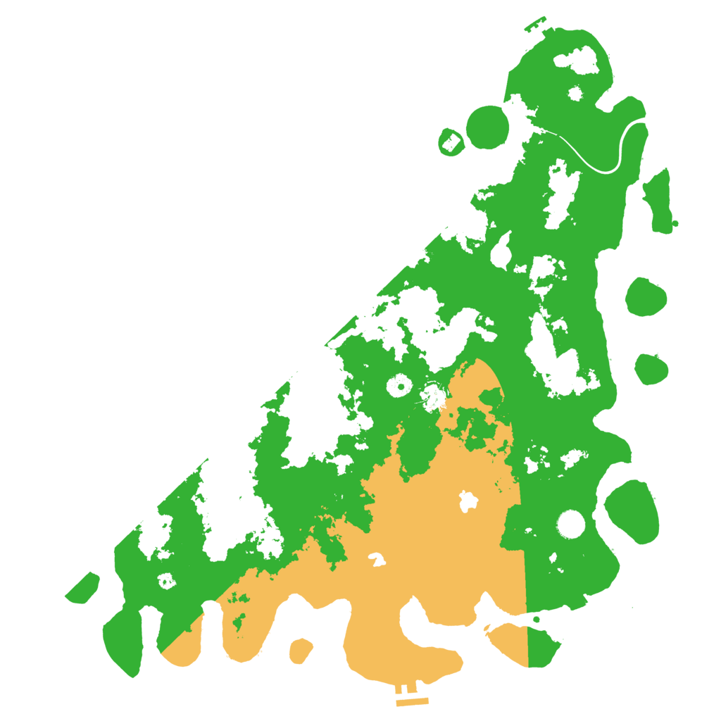 Biome Rust Map: Procedural Map, Size: 4500, Seed: 833424