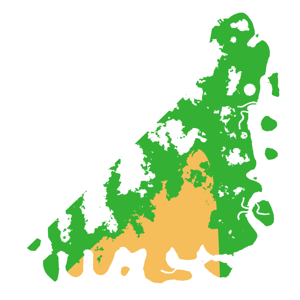 Biome Rust Map: Procedural Map, Size: 4500, Seed: 833424