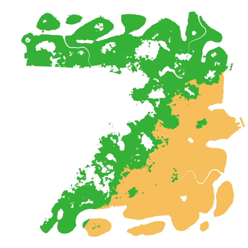 Biome Rust Map: Procedural Map, Size: 5000, Seed: 31134260