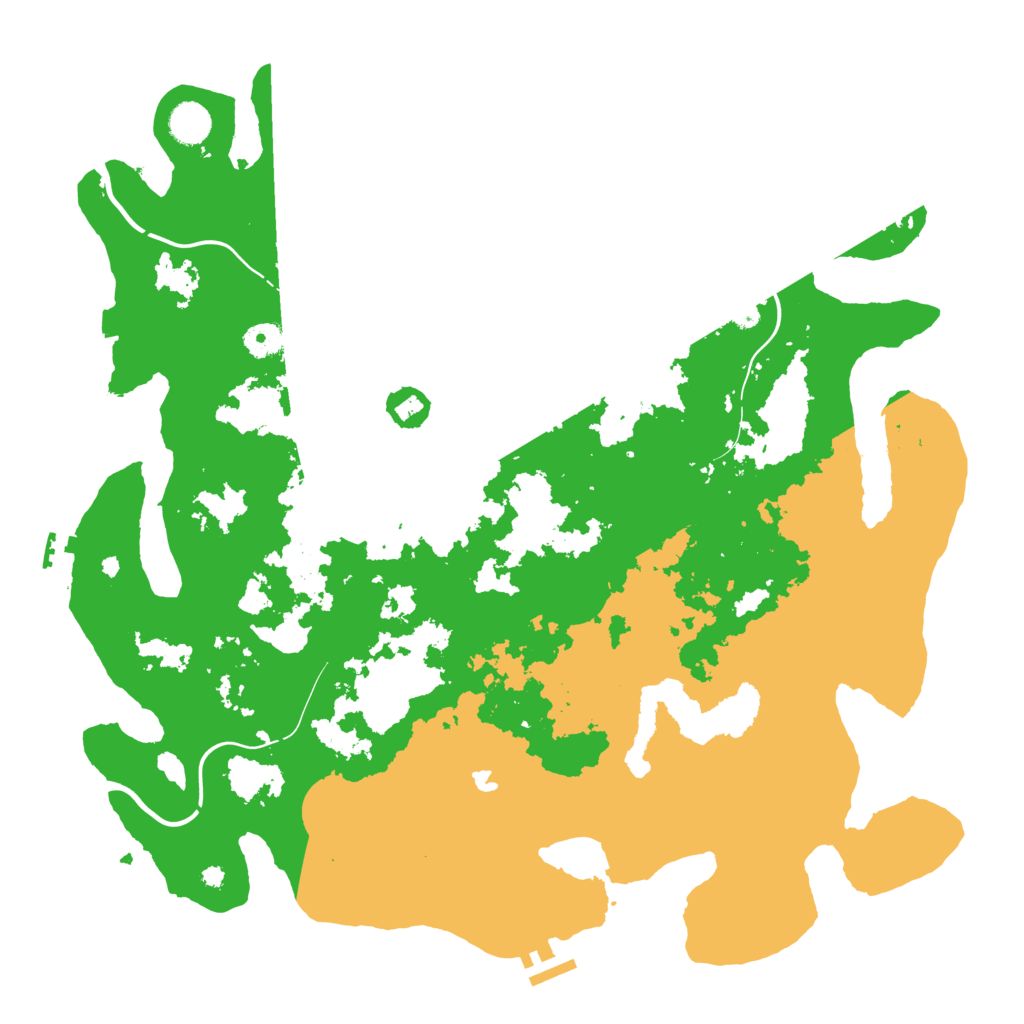 Biome Rust Map: Procedural Map, Size: 4250, Seed: 43082780
