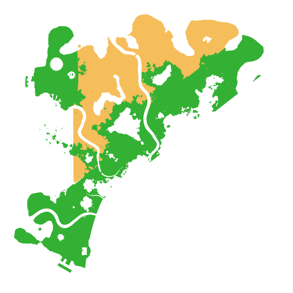 Biome Rust Map: Procedural Map, Size: 4000, Seed: 1436