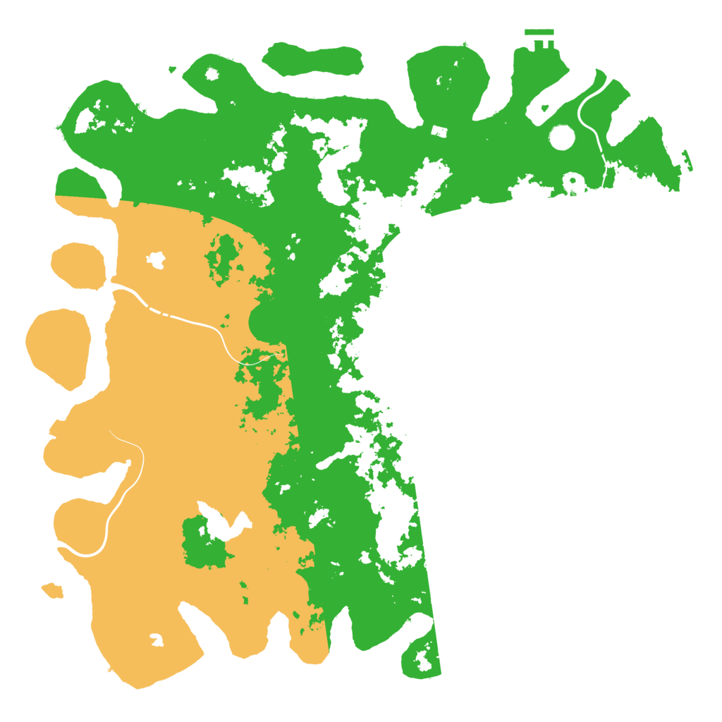 Biome Rust Map: Procedural Map, Size: 5000, Seed: 9806