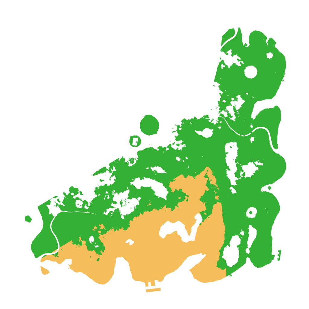 Biome Rust Map: Procedural Map, Size: 4250, Seed: 441462595