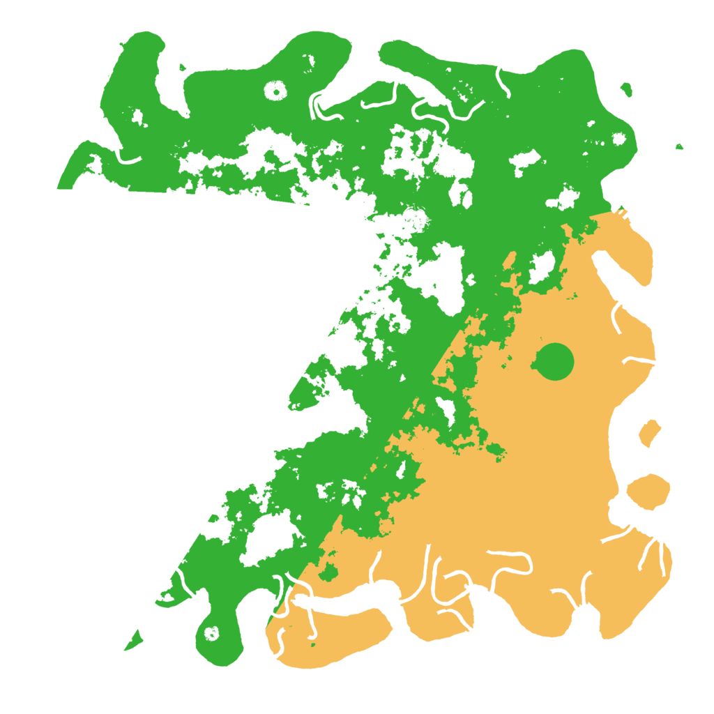 Biome Rust Map: Procedural Map, Size: 5000, Seed: 13506