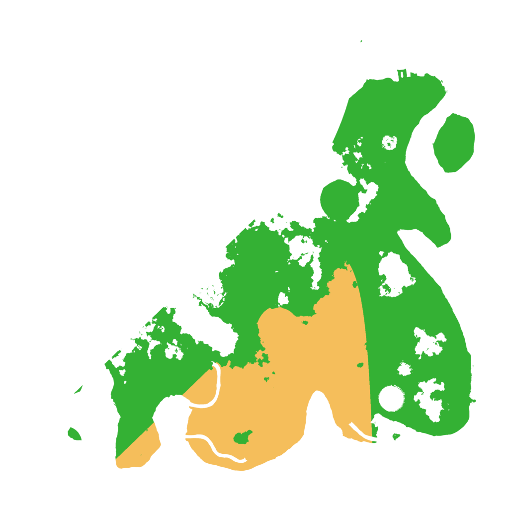 Biome Rust Map: Procedural Map, Size: 3500, Seed: 1061086144