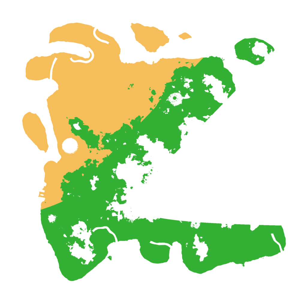 Biome Rust Map: Procedural Map, Size: 3500, Seed: 1258169976