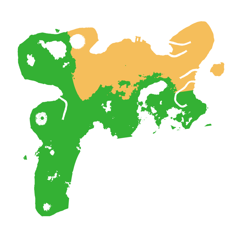 Biome Rust Map: Procedural Map, Size: 3000, Seed: 159344680
