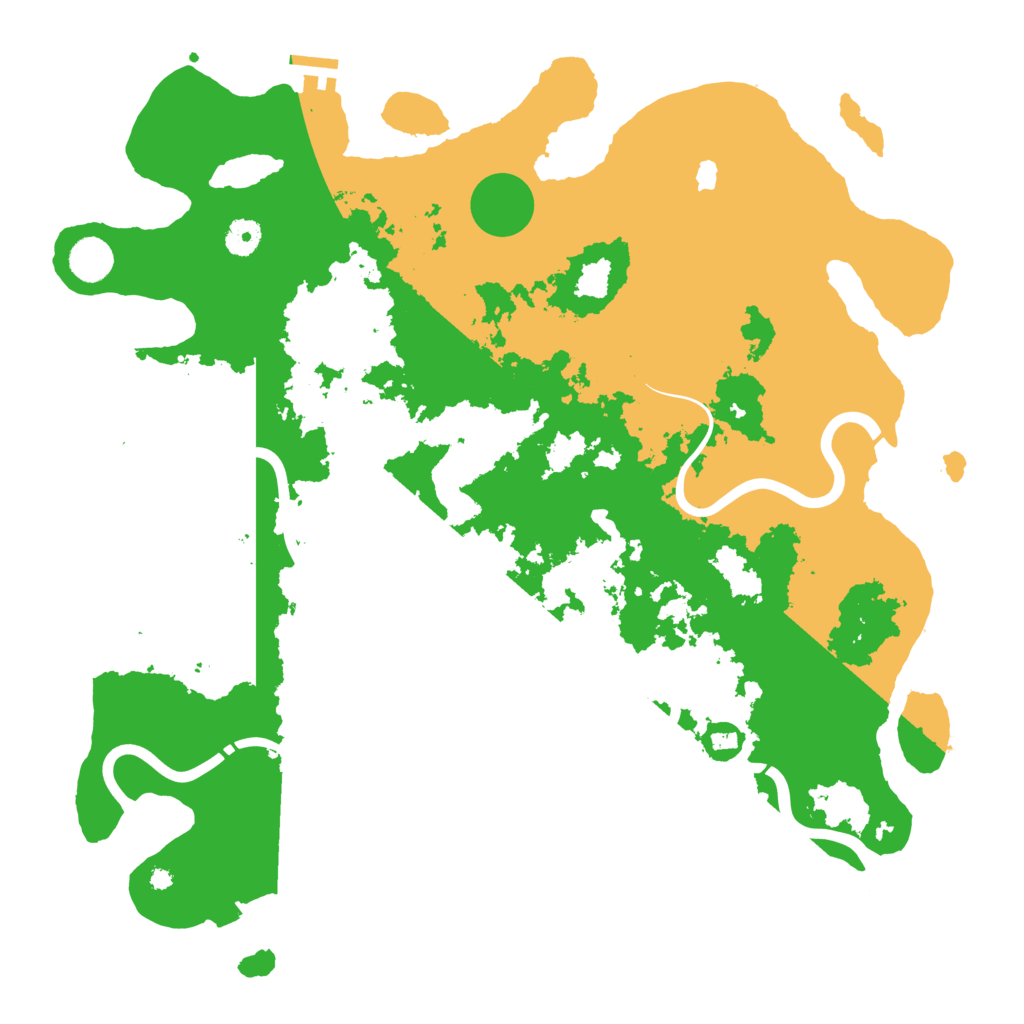 Biome Rust Map: Procedural Map, Size: 4250, Seed: 1887528487