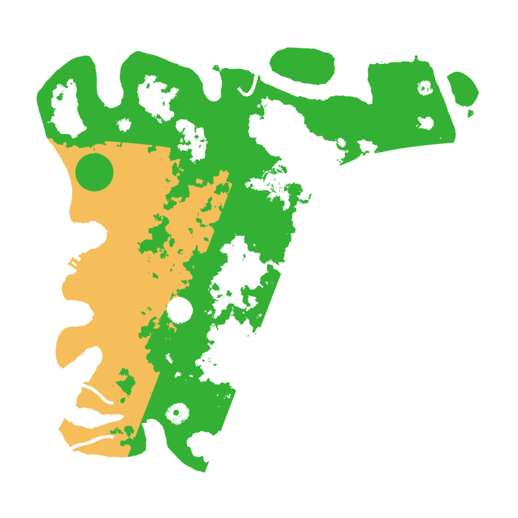 Biome Rust Map: Procedural Map, Size: 3600, Seed: 929873186