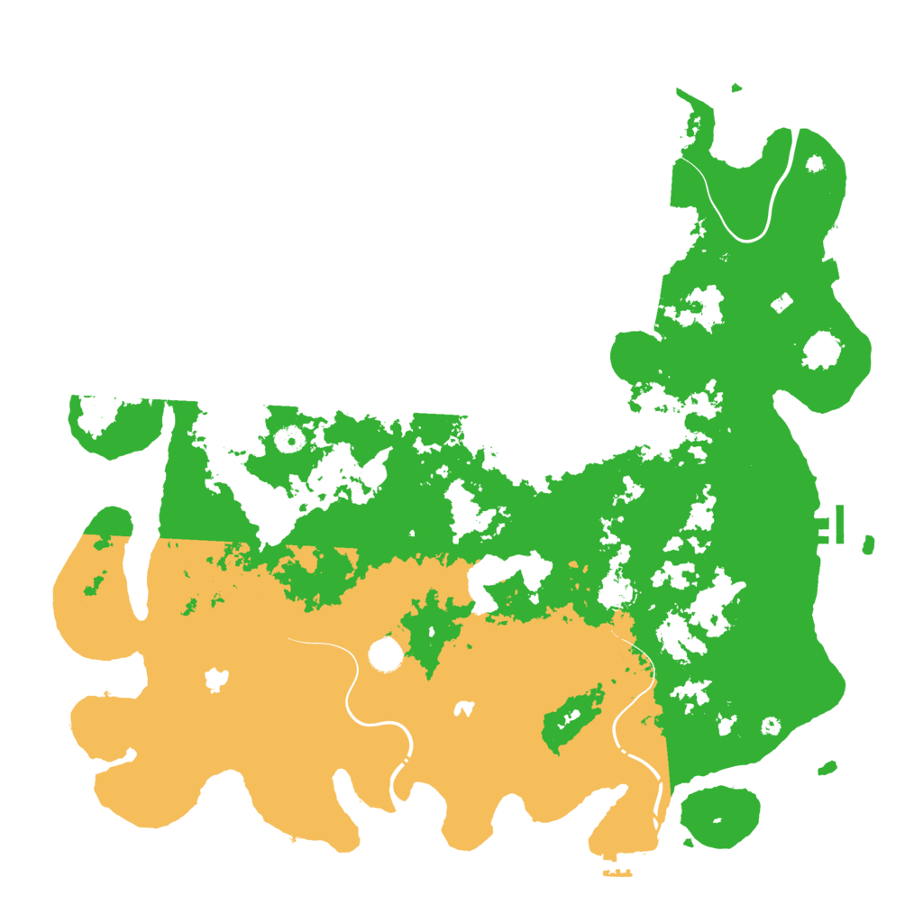 Biome Rust Map: Procedural Map, Size: 4800, Seed: 262869770