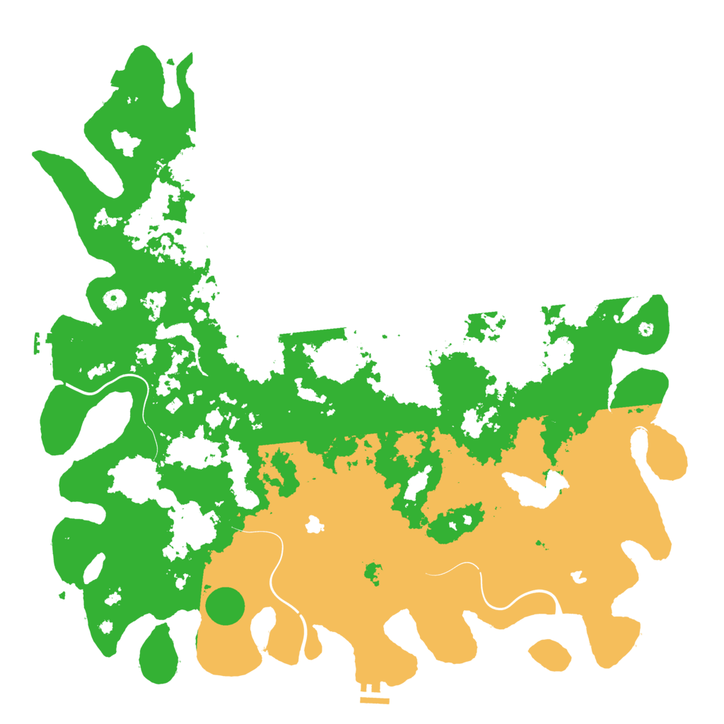 Biome Rust Map: Procedural Map, Size: 5000, Seed: 756468456