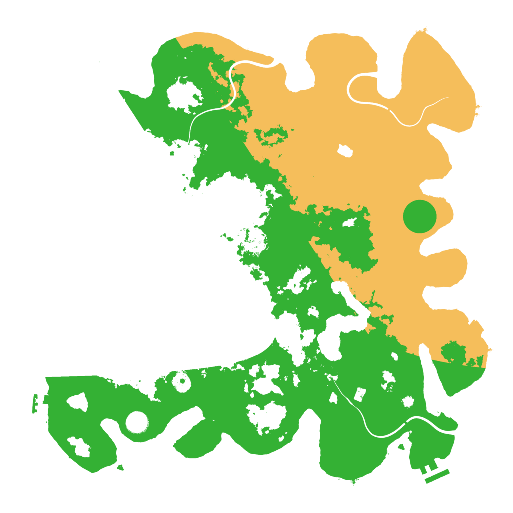 Biome Rust Map: Procedural Map, Size: 4050, Seed: 1246573634