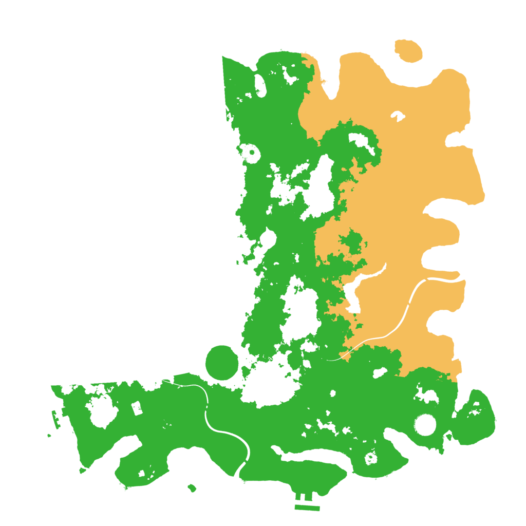 Biome Rust Map: Procedural Map, Size: 4250, Seed: 797741446