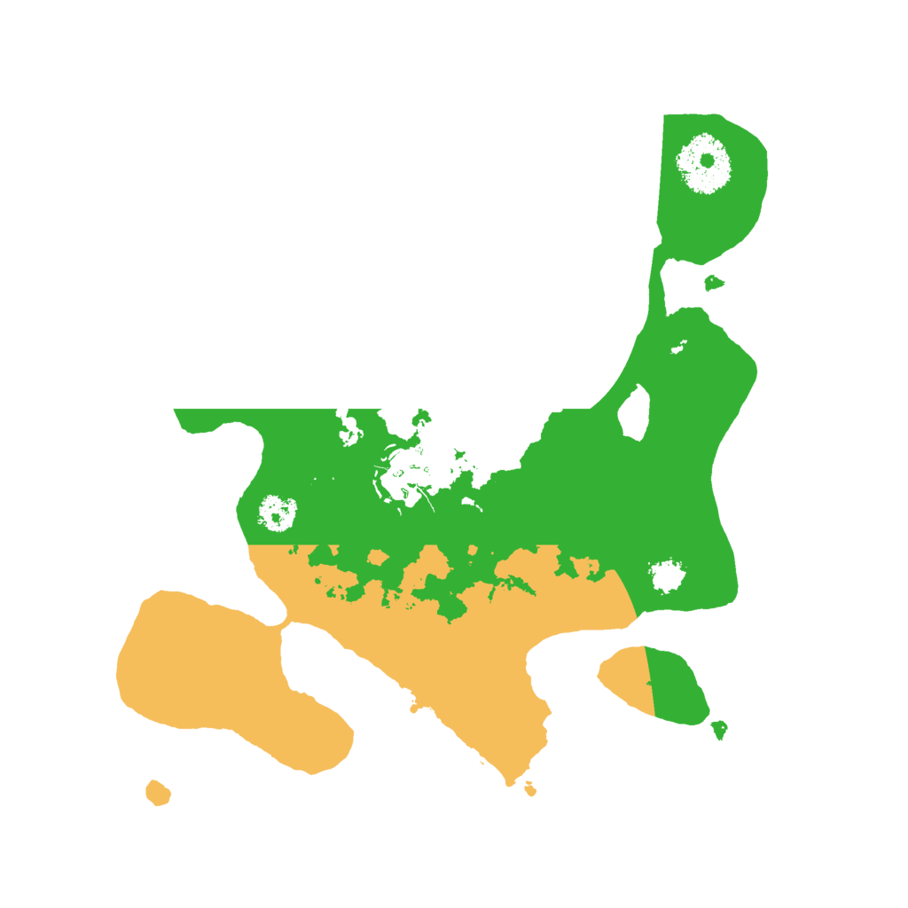 Biome Rust Map: Procedural Map, Size: 2500, Seed: 453226