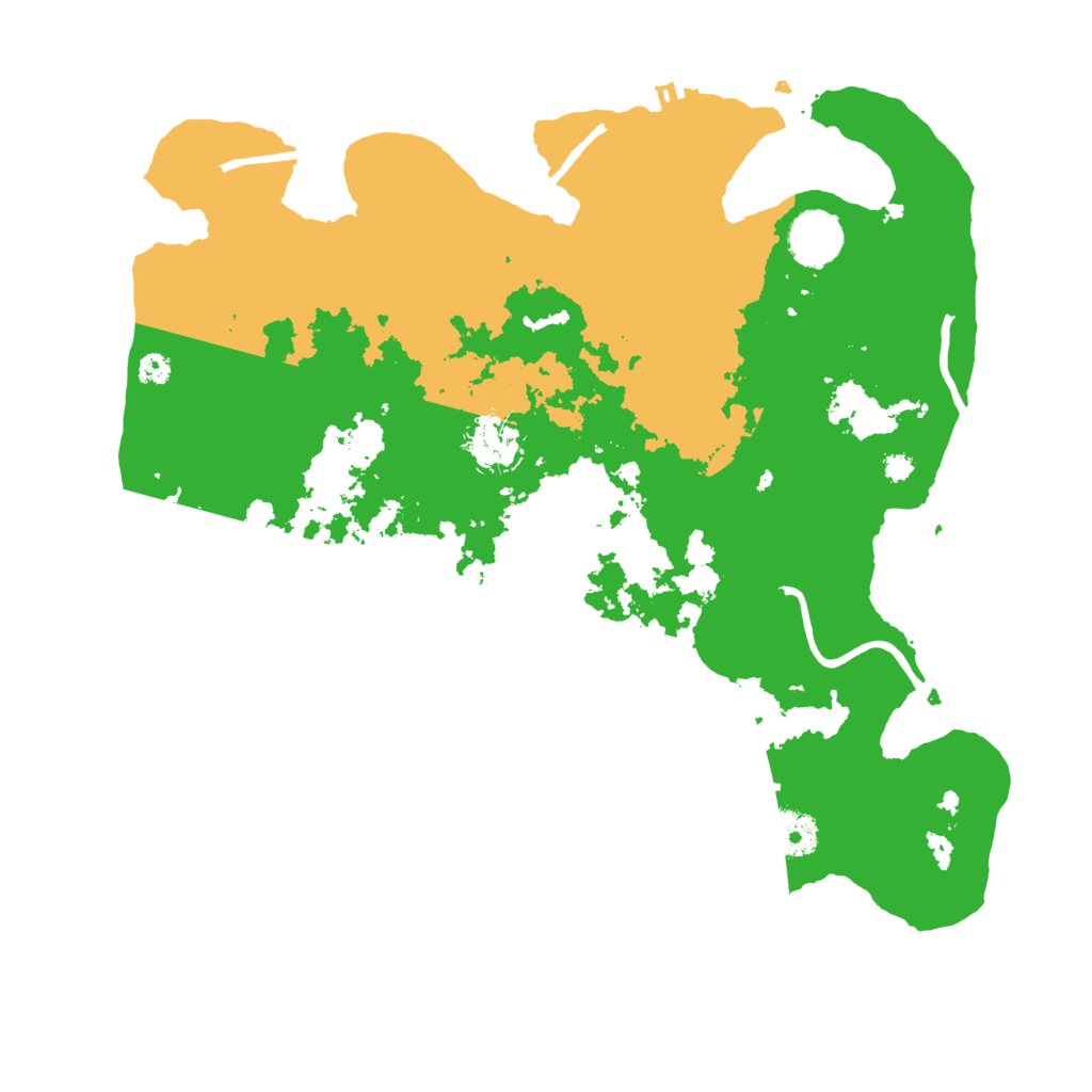 Biome Rust Map: Procedural Map, Size: 3500, Seed: 103326