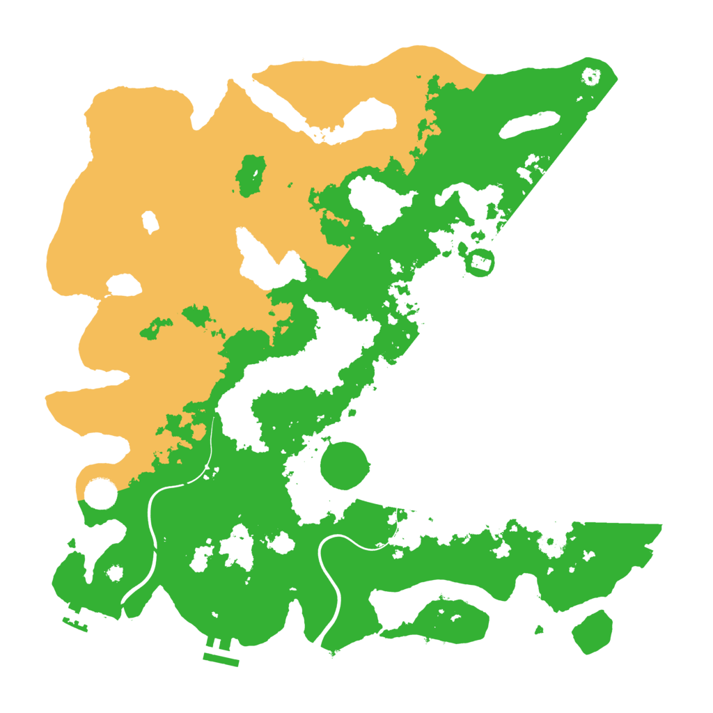 Biome Rust Map: Procedural Map, Size: 4000, Seed: 2045277017