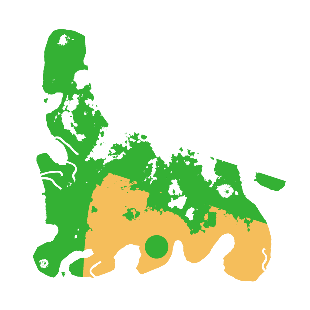 Biome Rust Map: Procedural Map, Size: 3500, Seed: 2140759324