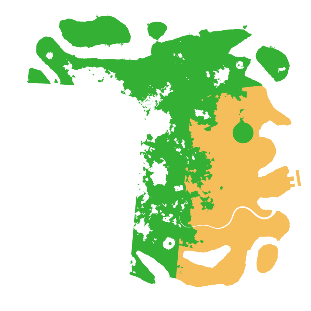 Biome Rust Map: Procedural Map, Size: 3950, Seed: 98476331