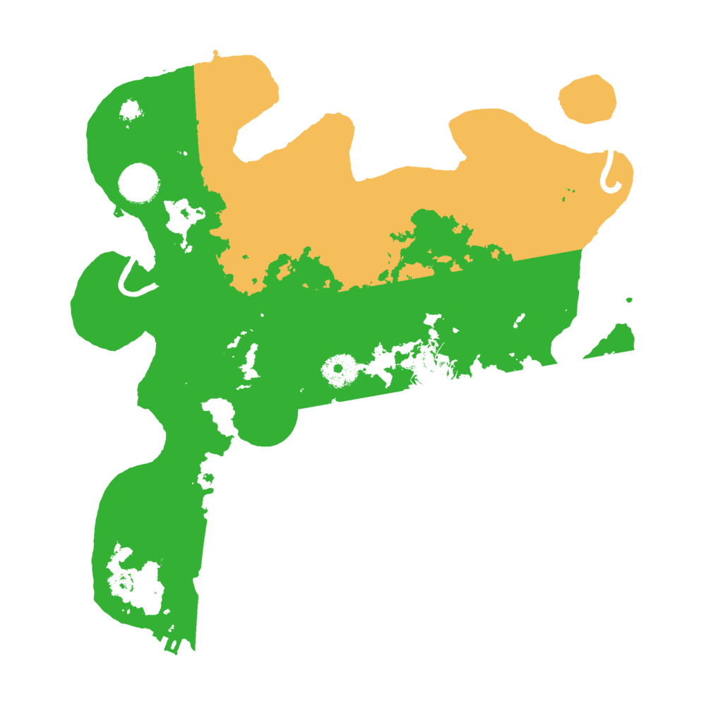Biome Rust Map: Procedural Map, Size: 3200, Seed: 77