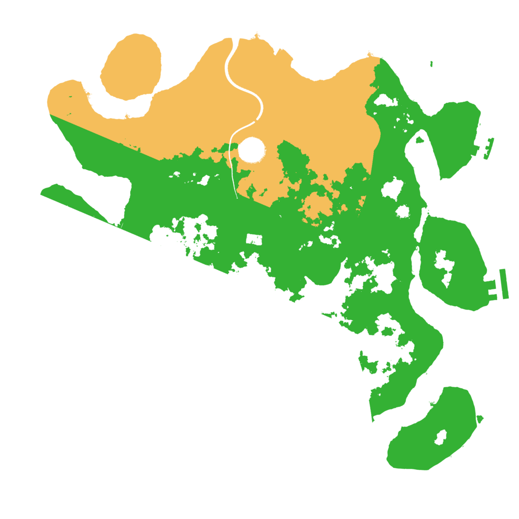 Biome Rust Map: Procedural Map, Size: 3500, Seed: 1172448770