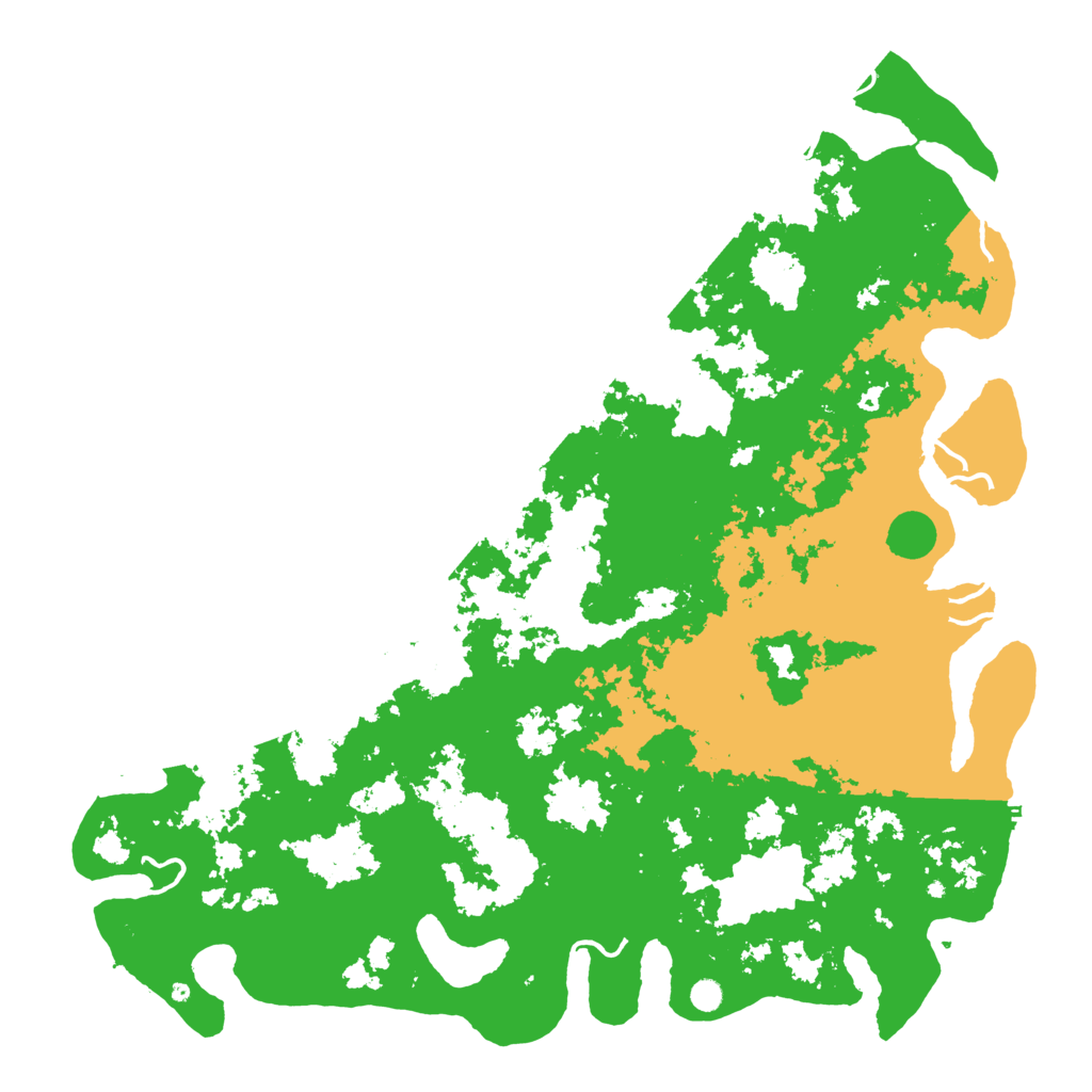 Biome Rust Map: Procedural Map, Size: 6000, Seed: 119276354