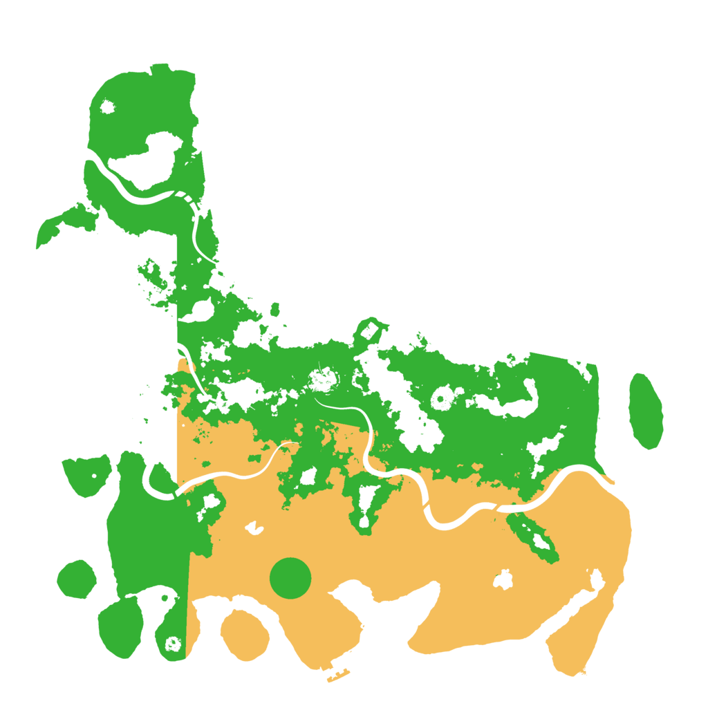 Biome Rust Map: Procedural Map, Size: 4500, Seed: 524581217