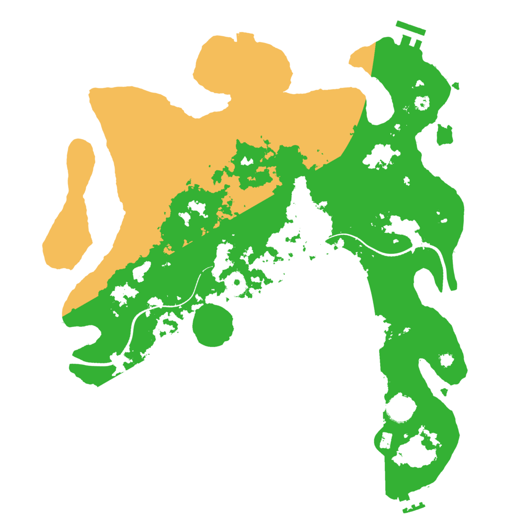 Biome Rust Map: Procedural Map, Size: 3500, Seed: 730