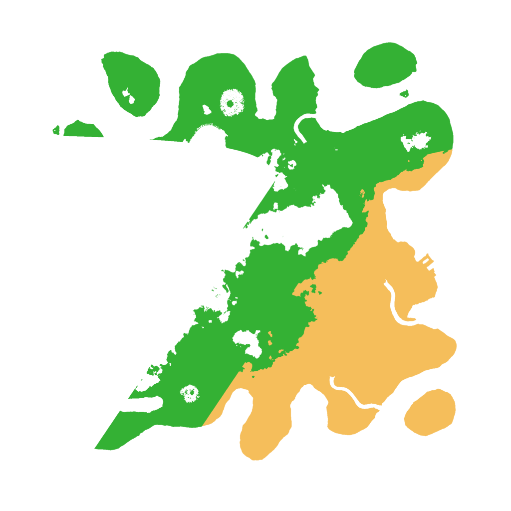 Biome Rust Map: Procedural Map, Size: 3000, Seed: 49528079