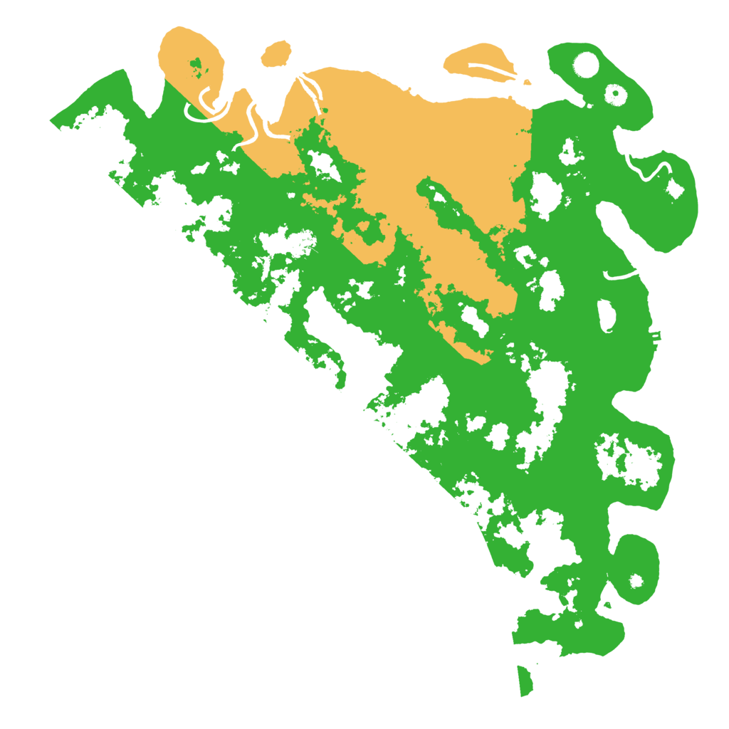 Biome Rust Map: Procedural Map, Size: 5000, Seed: 1037621063