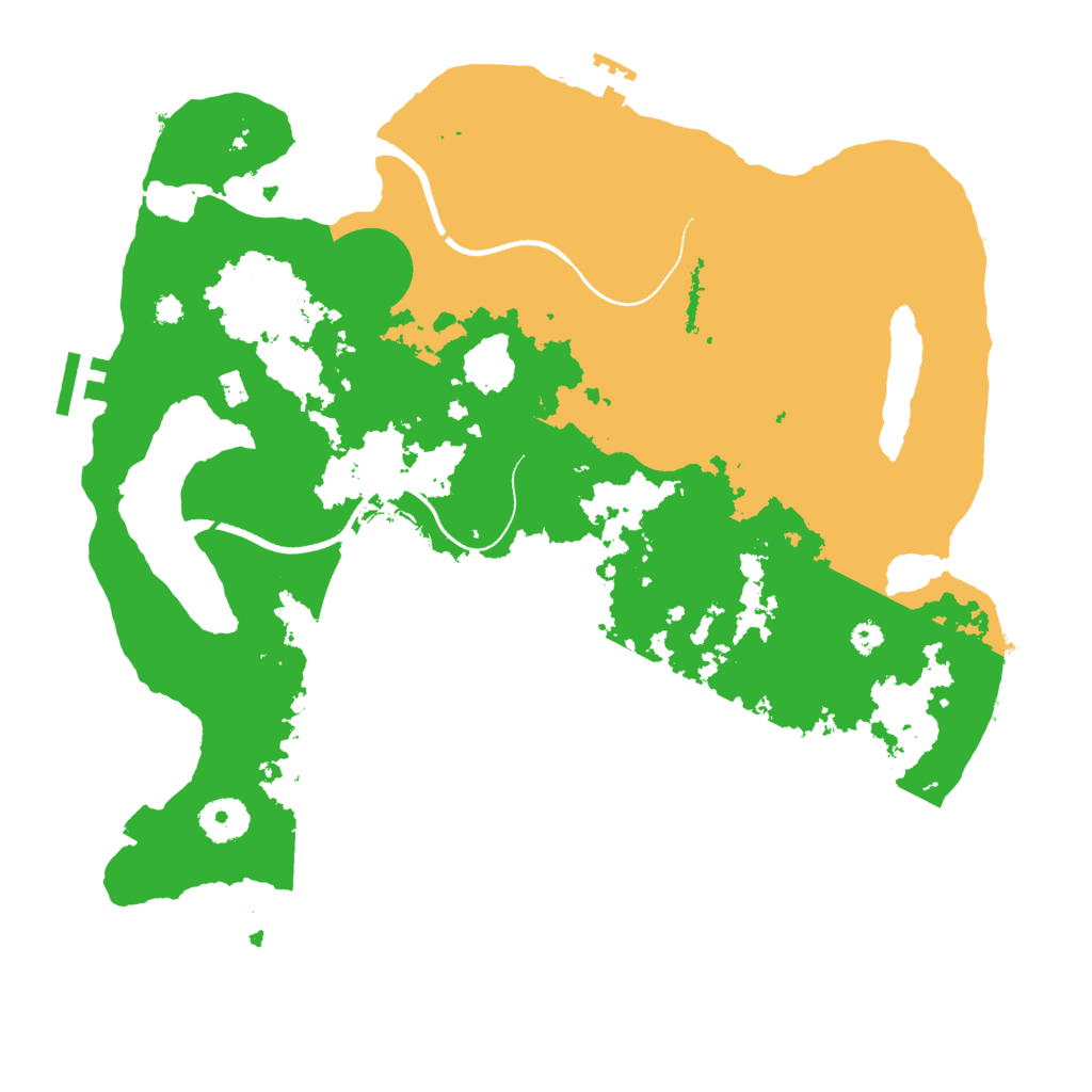 Biome Rust Map: Procedural Map, Size: 3500, Seed: 1446632400