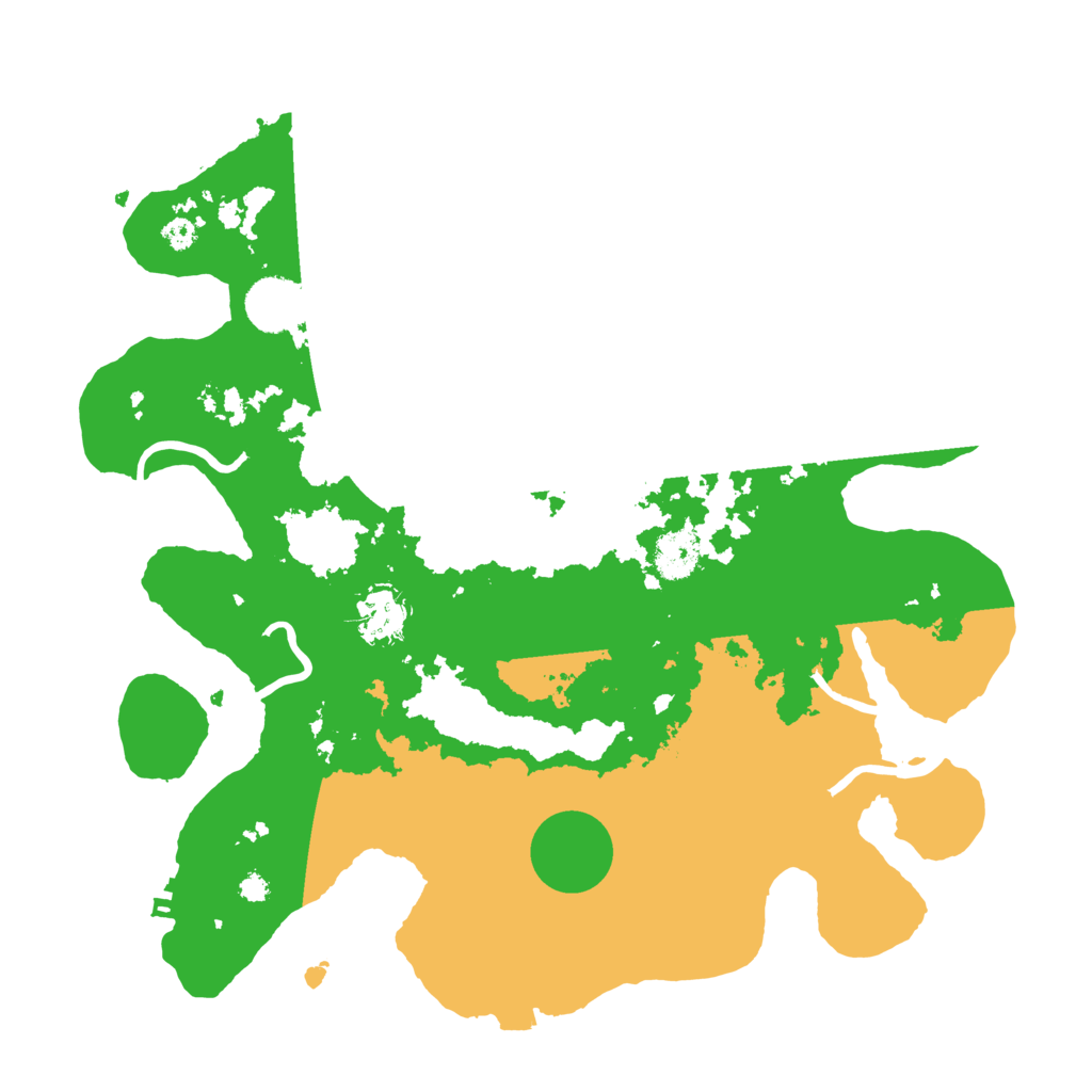 Biome Rust Map: Procedural Map, Size: 3500, Seed: 347697643