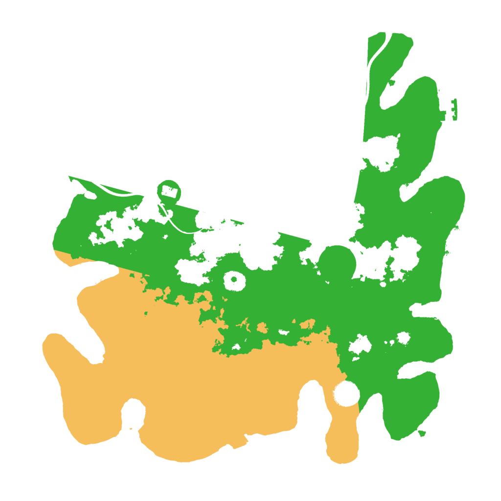 Biome Rust Map: Procedural Map, Size: 3500, Seed: 620425781