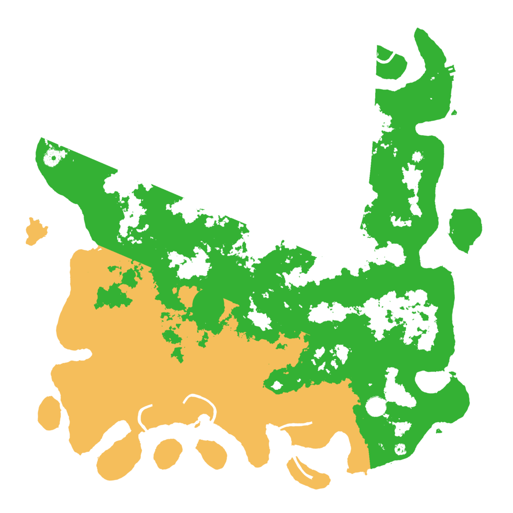 Biome Rust Map: Procedural Map, Size: 4500, Seed: 625810900