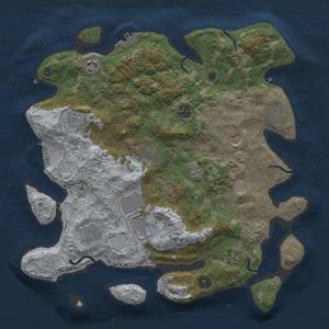 Thumbnail Rust Map: Procedural Map, Size: 3750, Seed: 1602507626, 17 Monuments