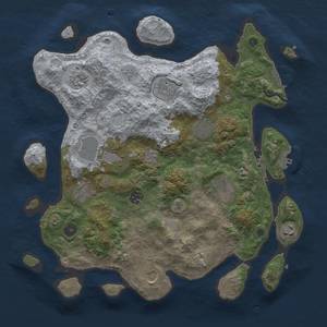 Thumbnail Rust Map: Procedural Map, Size: 3800, Seed: 187957, 19 Monuments