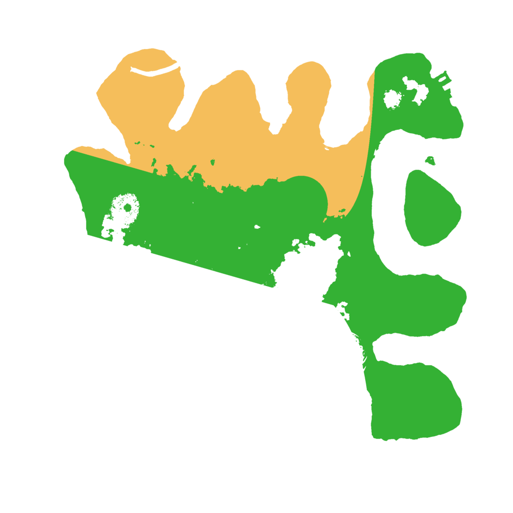 Biome Rust Map: Procedural Map, Size: 2600, Seed: 1844572355