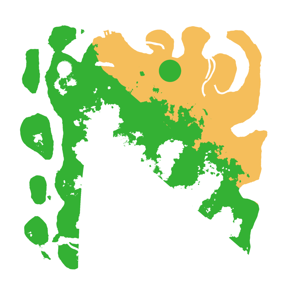 Biome Rust Map: Procedural Map, Size: 3500, Seed: 1992834381