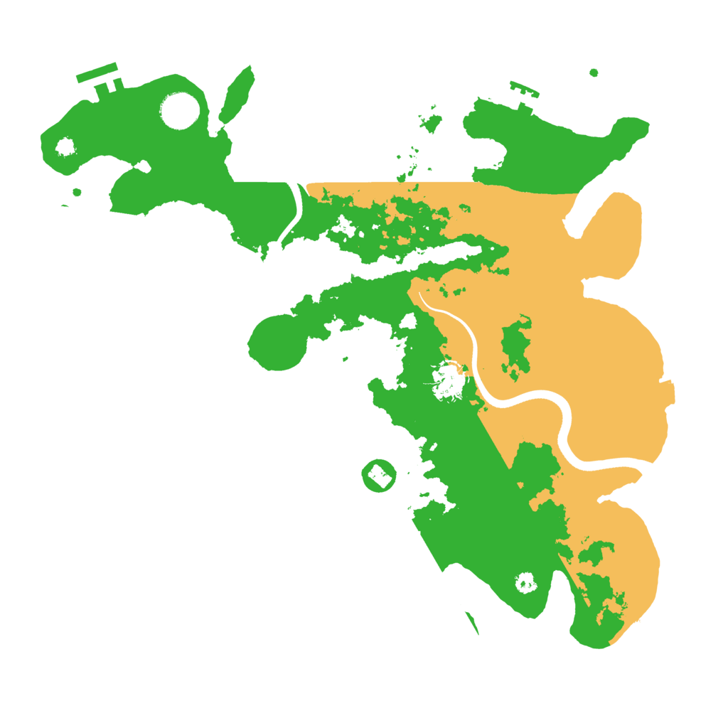 Biome Rust Map: Procedural Map, Size: 3500, Seed: 1896619234